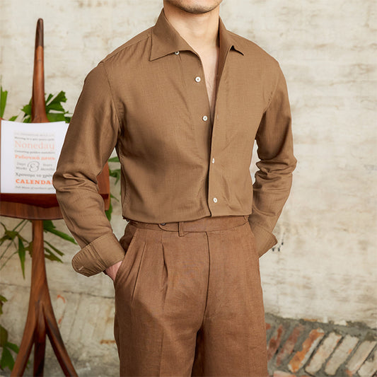 Herren Klassisches Hemd für Elegante Anlässe und Alltag