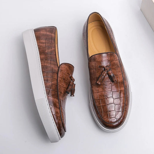 Herren Loafers aus Kunstleder
