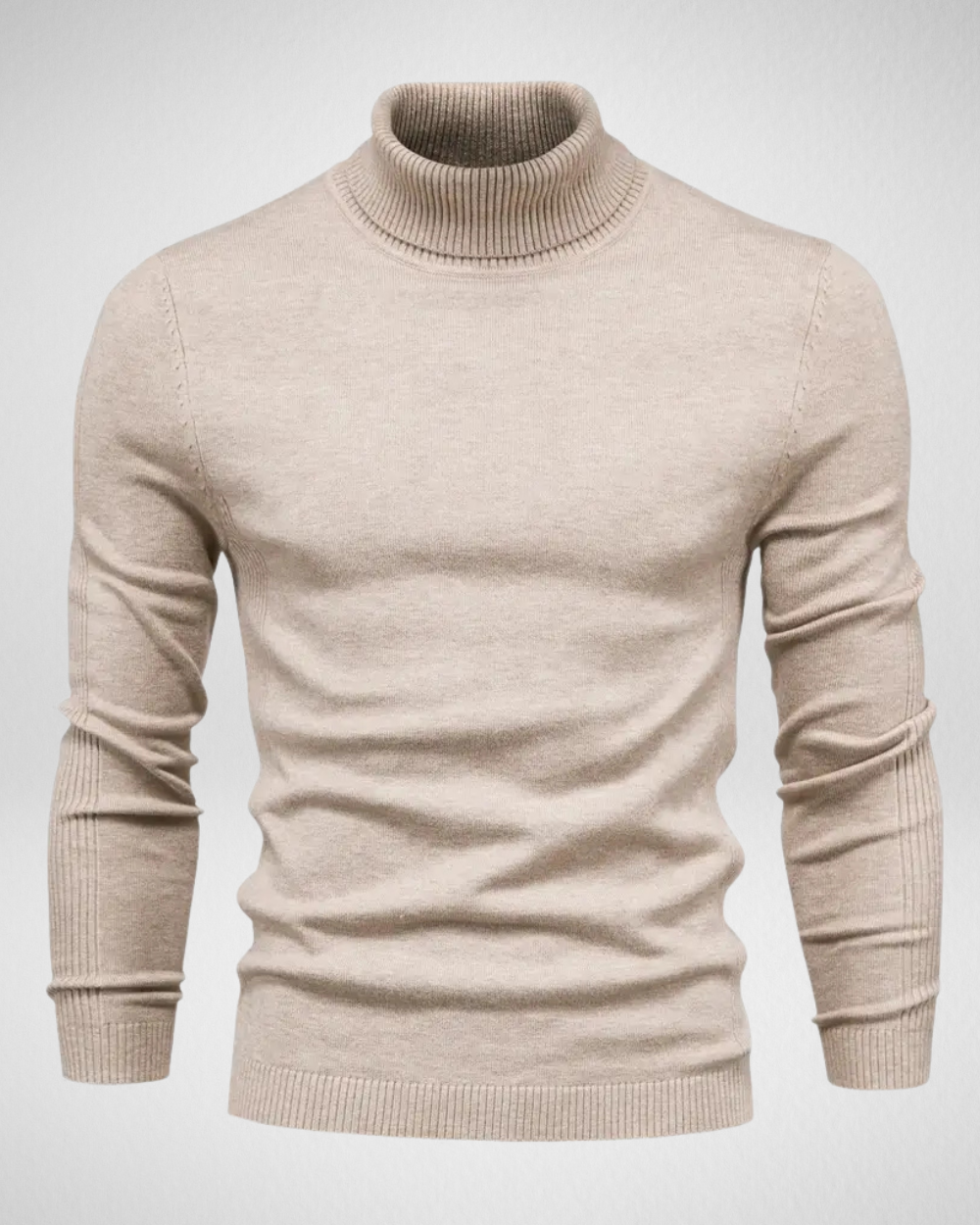 Herren Rollkragenpullover in schmaler Passform aus weichem Strickstoff – Ideal für Herbst und Winter 11
