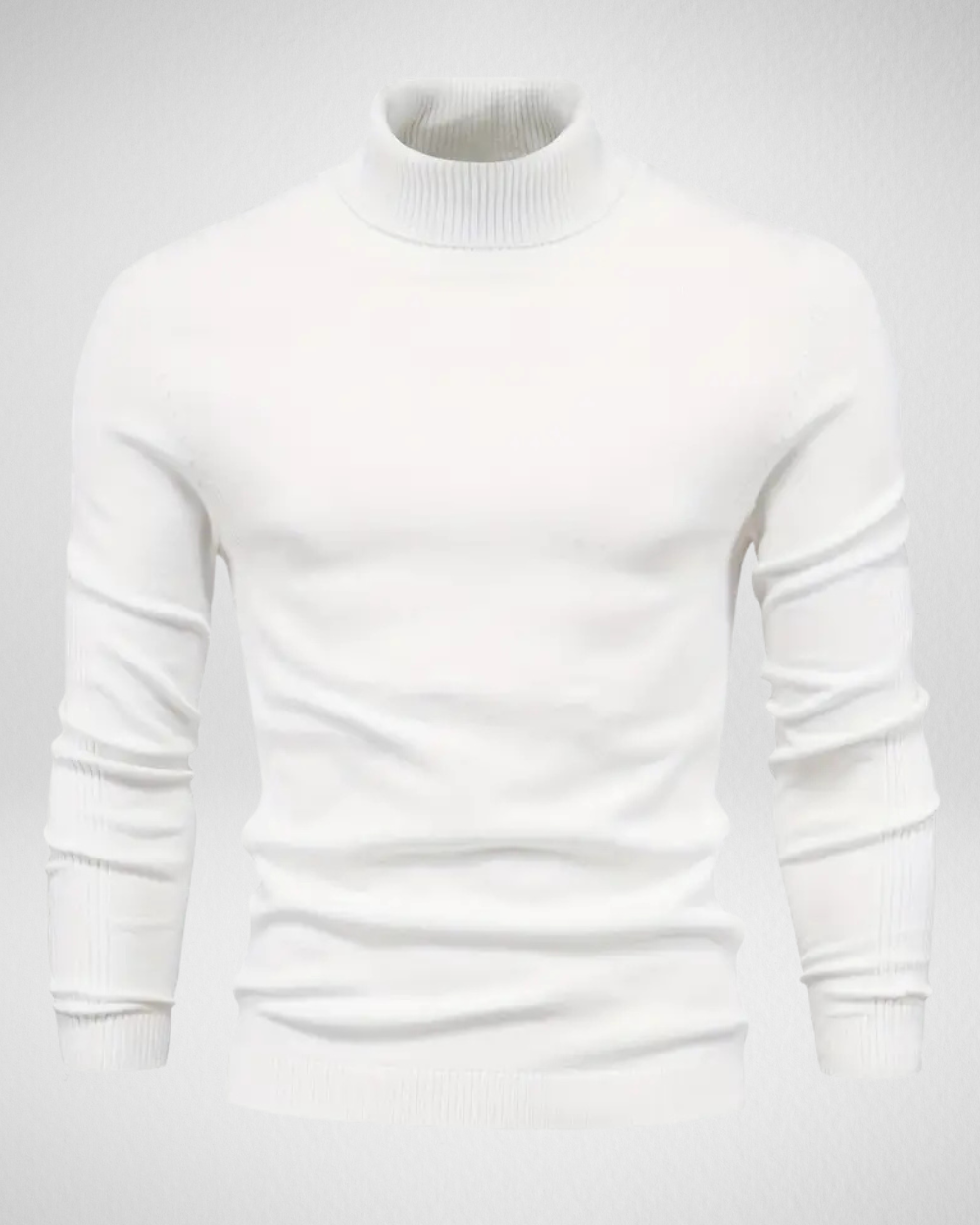 Herren Rollkragenpullover in schmaler Passform aus weichem Strickstoff – Ideal für Herbst und Winter 13