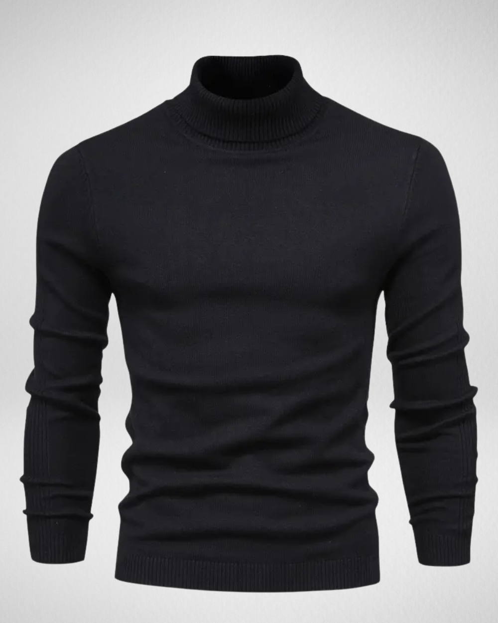 Herren Rollkragenpullover in schmaler Passform aus weichem Strickstoff – Ideal für Herbst und Winter 4