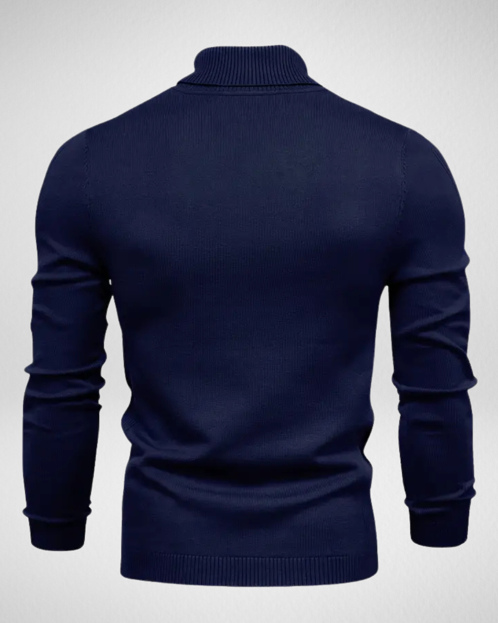 Herren Rollkragenpullover in schmaler Passform aus weichem Strickstoff – Ideal für Herbst und Winter 7