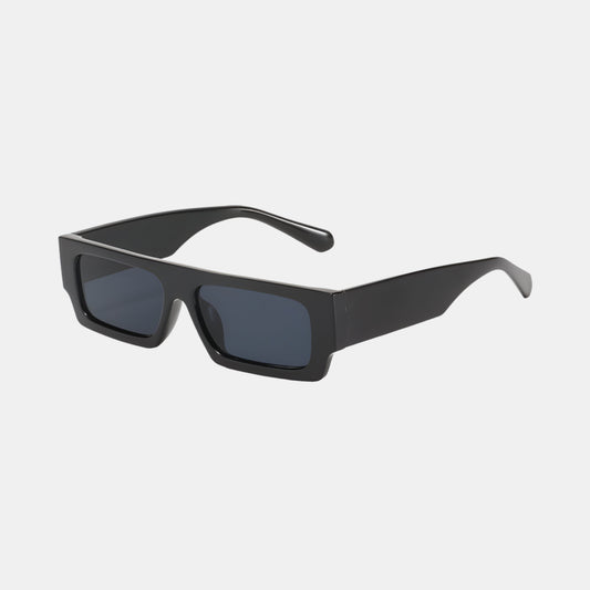 Men's sunglasses with angular design and UV protection