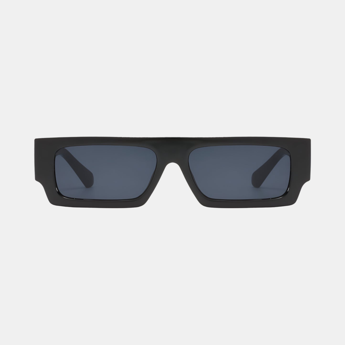 Men's sunglasses with angular design and UV protection