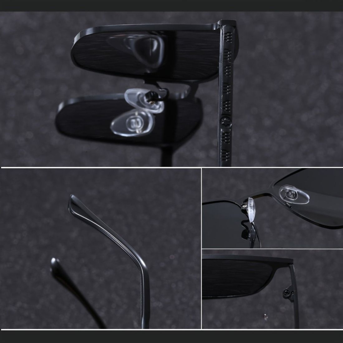 Men's sunglasses with polarized TAC lenses
