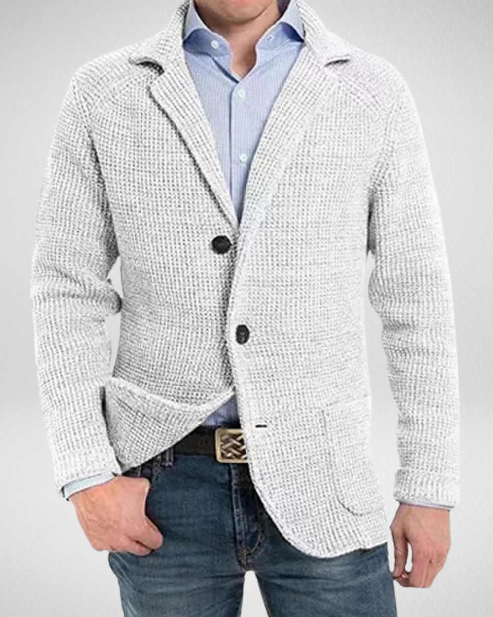 Herren Strickblazer – Eleganter und Bequemer Freizeit- und Businesslook 0