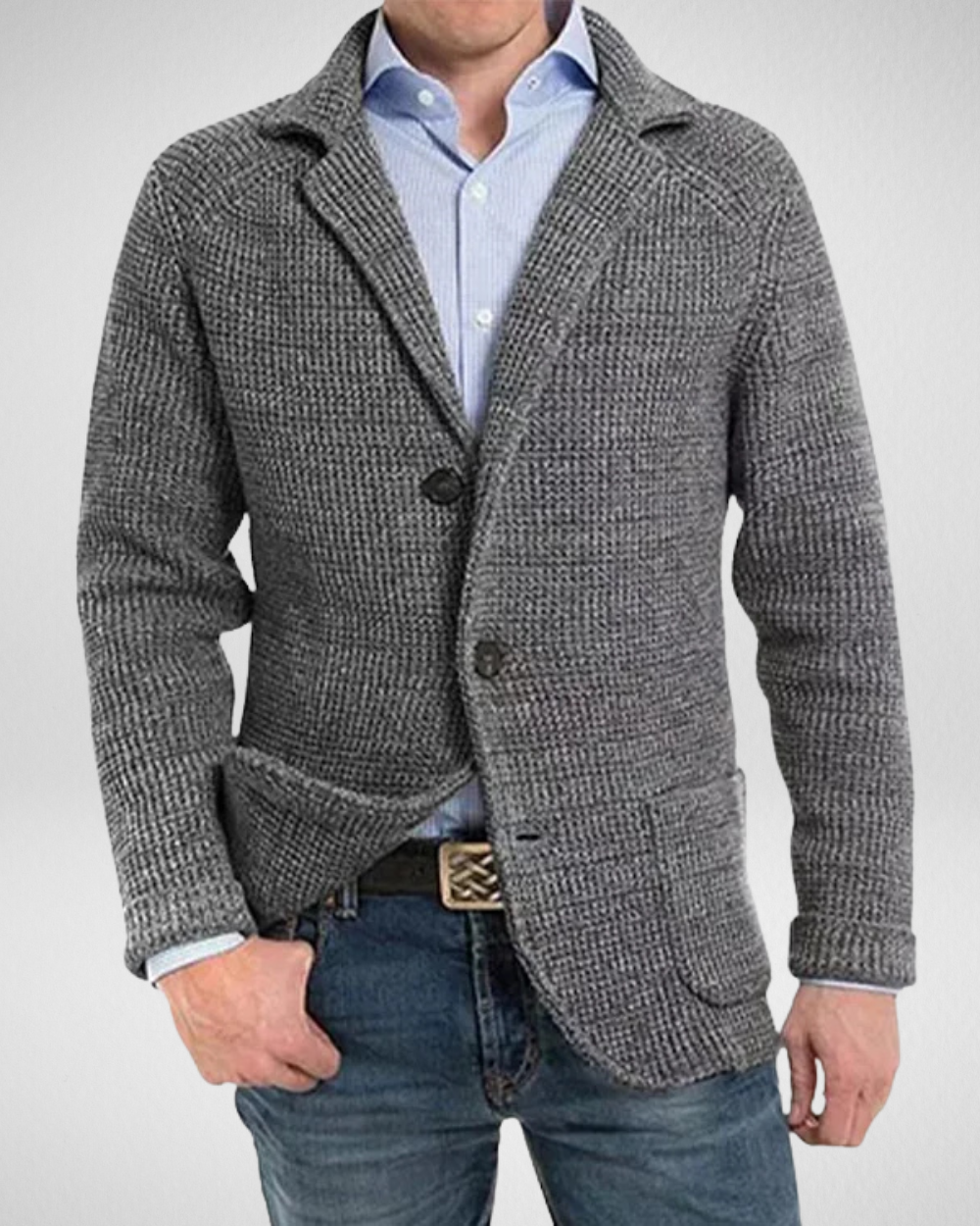 Herren Strickblazer – Eleganter und Bequemer Freizeit- und Businesslook 1