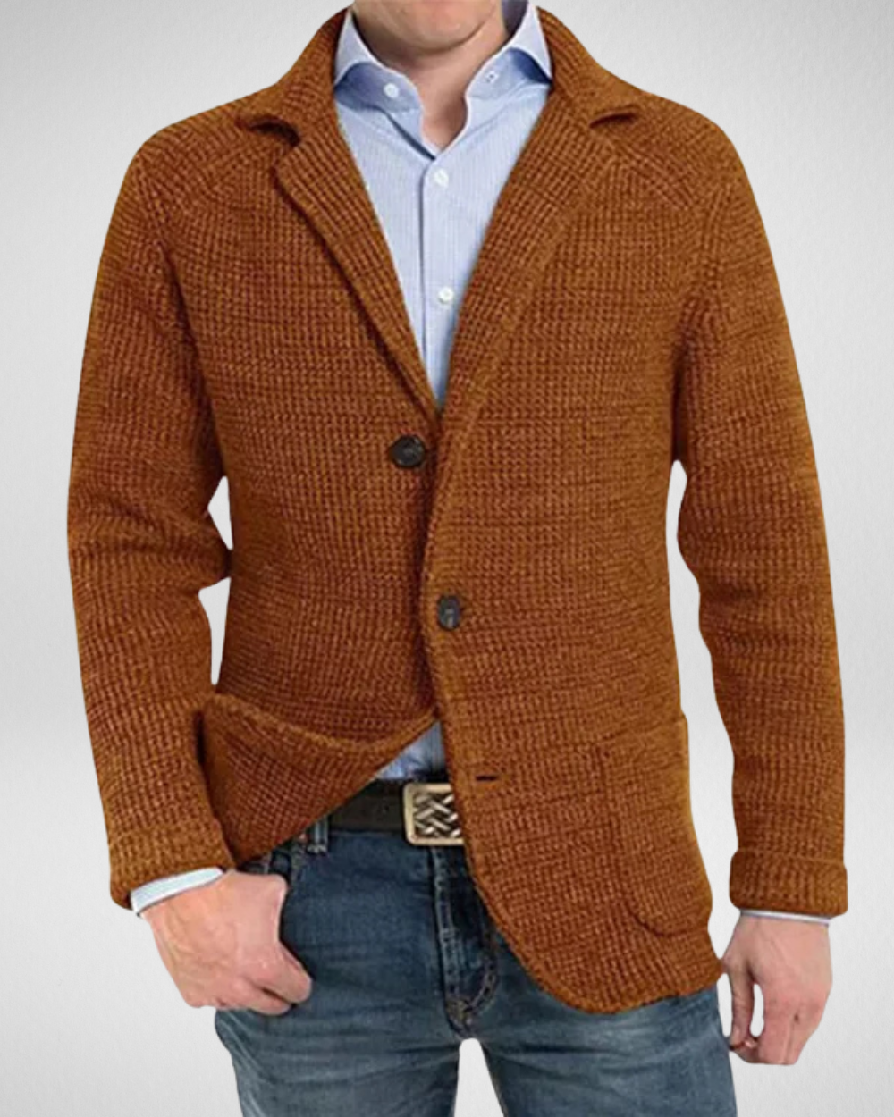 Herren Strickblazer – Eleganter und Bequemer Freizeit- und Businesslook 2