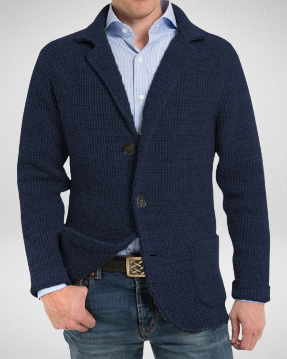 Herren Strickblazer – Eleganter und Bequemer Freizeit- und Businesslook 9