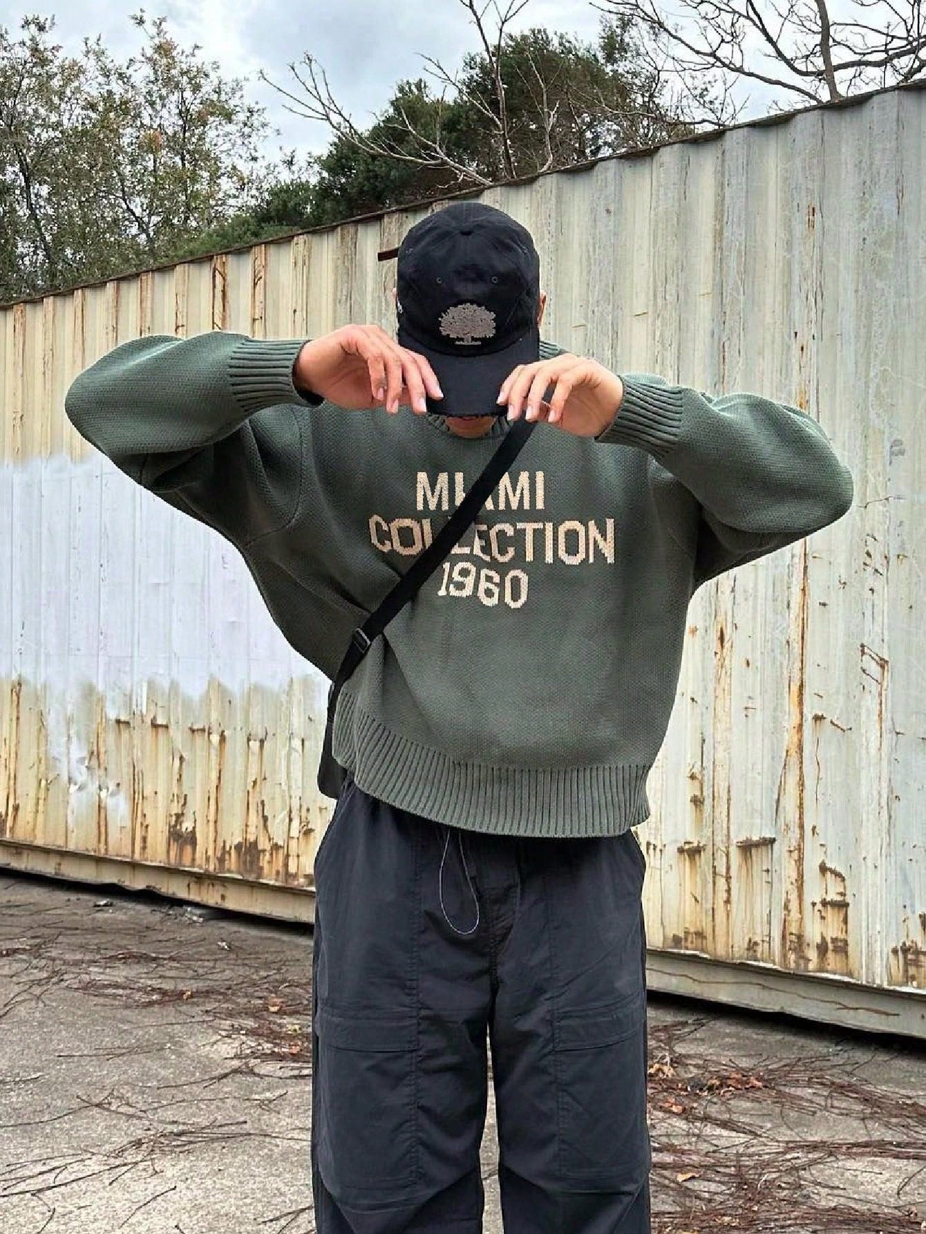 Oversized Miami Strickpullover
