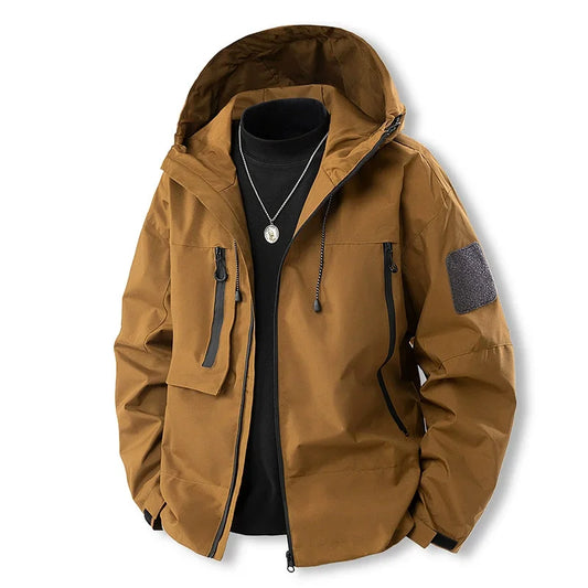 Herren Wanderjacke mit Kapuze