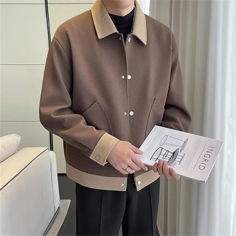 Chaqueta cortavientos para hombre para otoño