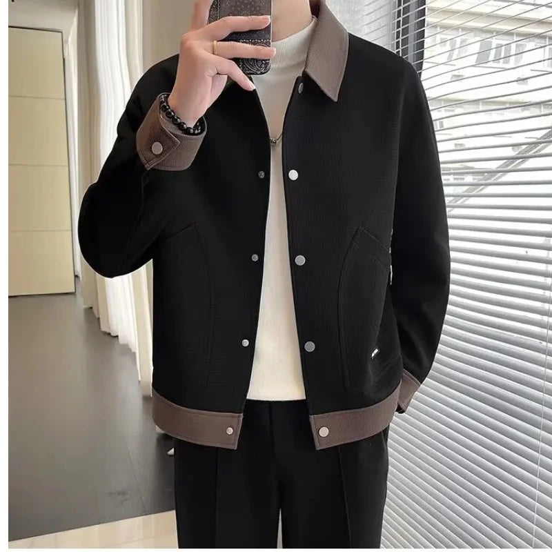 Chaqueta cortavientos para hombre para otoño