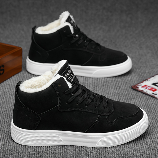 Herren Winter-Sneaker mit Hohem Schaft und Warmem Futter – Bequeme Schuhe für Outdoor-Aktivitäten 0