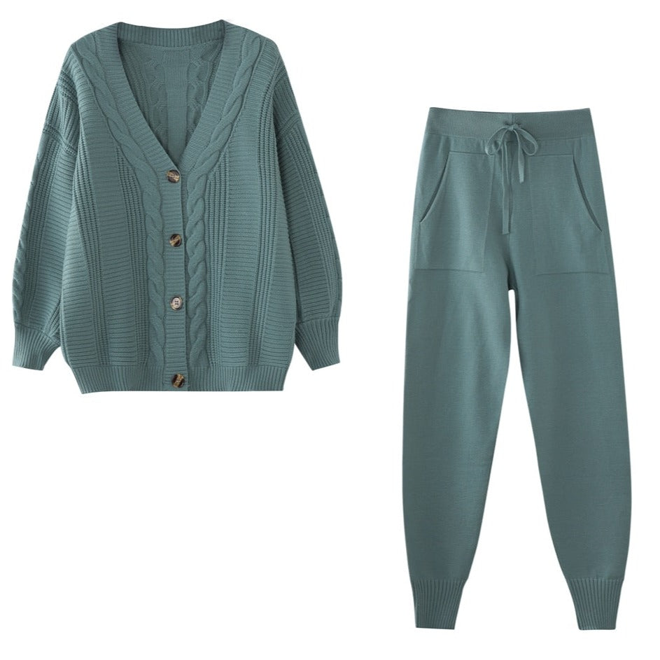 Nora | Stilvolles Set mit Cardigan & Hose