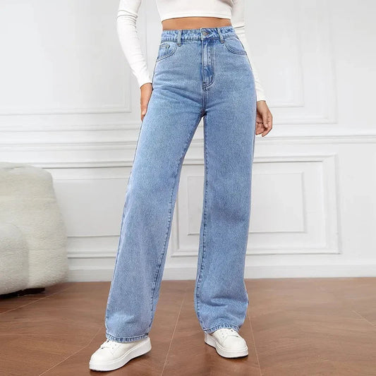 Hochtaillierte Jeans für Damen