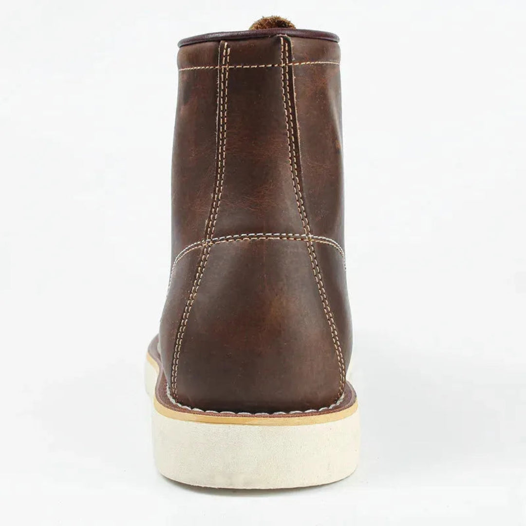 Hochwertige Lederstiefelette mit Wollfutter