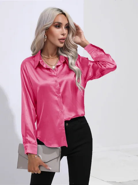Ninga | Stilvoll Satinbluse für Frauen