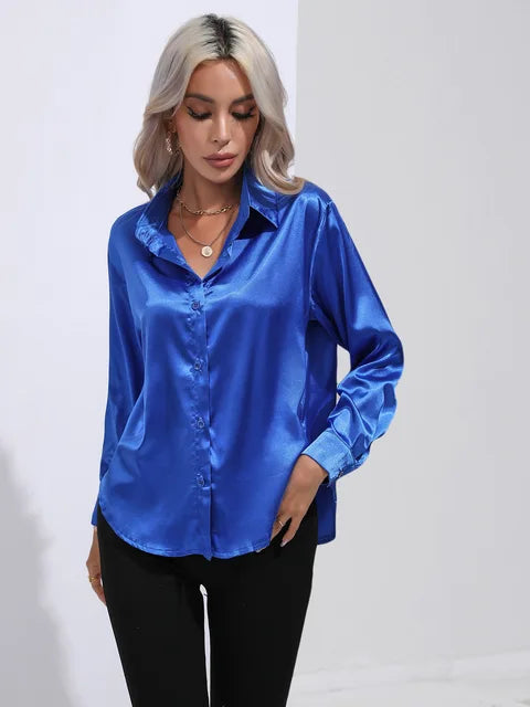 Ninga | Stilvoll Satinbluse für Frauen