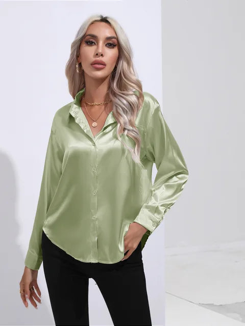Ninga | Stilvoll Satinbluse für Frauen