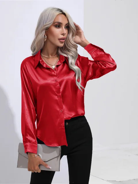 Ninga | Stilvoll Satinbluse für Frauen
