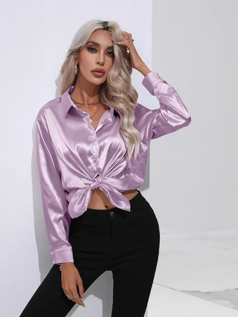 Ninga | Stilvoll Satinbluse für Frauen