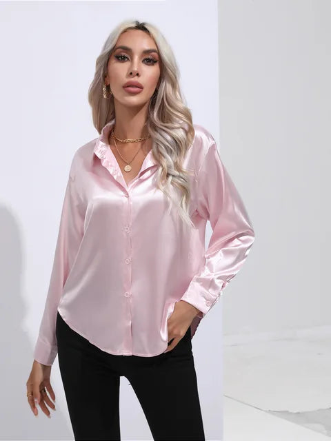 Ninga | Stilvoll Satinbluse für Frauen