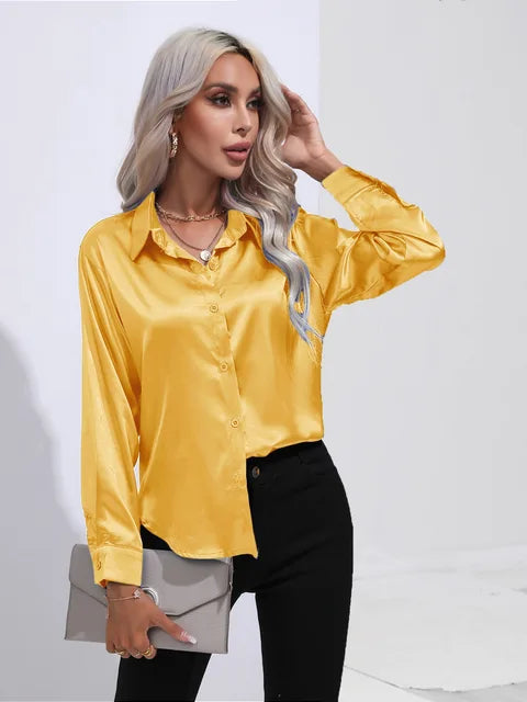 Ninga | Stilvoll Satinbluse für Frauen