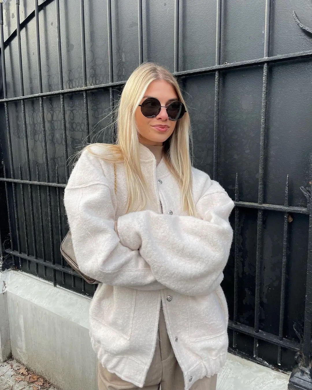 Beatrix | Oversized Bomberjacke für Damen