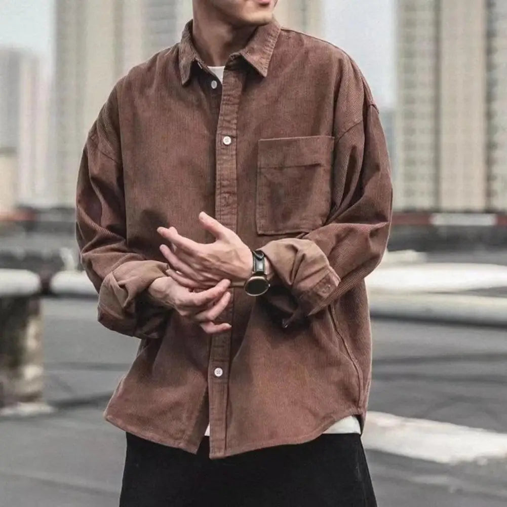 Levi | Corduroy Langarmhemd