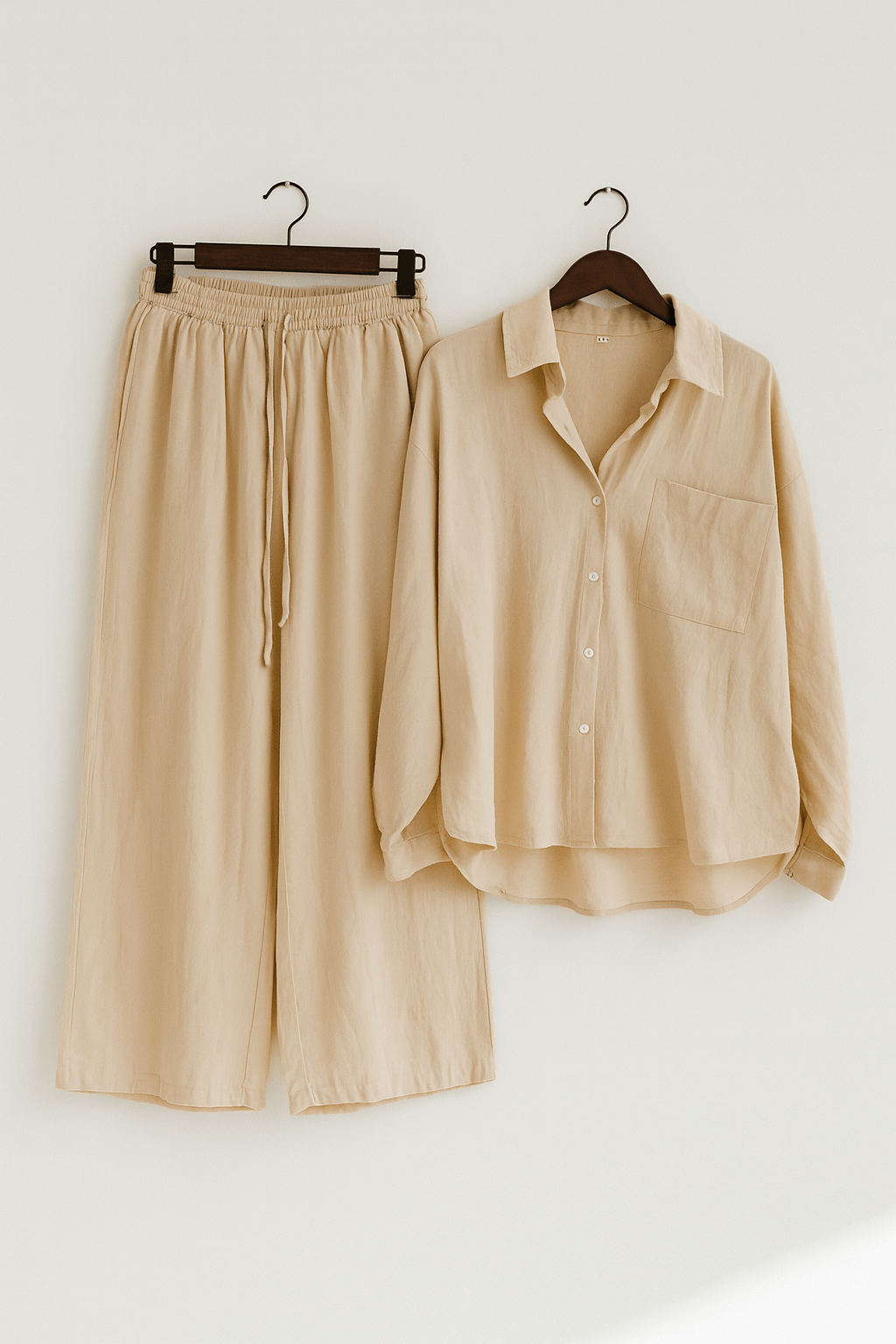 Joyce 2-teiliges Set mit lockerer Bluse und Hose – Atmungsaktives Baumwoll-Leinen-Gemisch 3