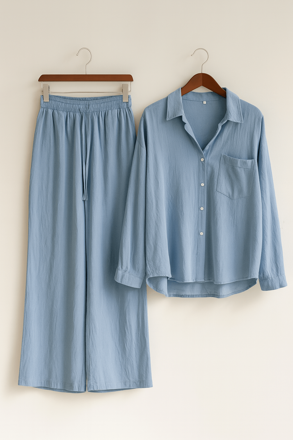 Joyce 2-teiliges Set mit lockerer Bluse und Hose – Atmungsaktives Baumwoll-Leinen-Gemisch 7