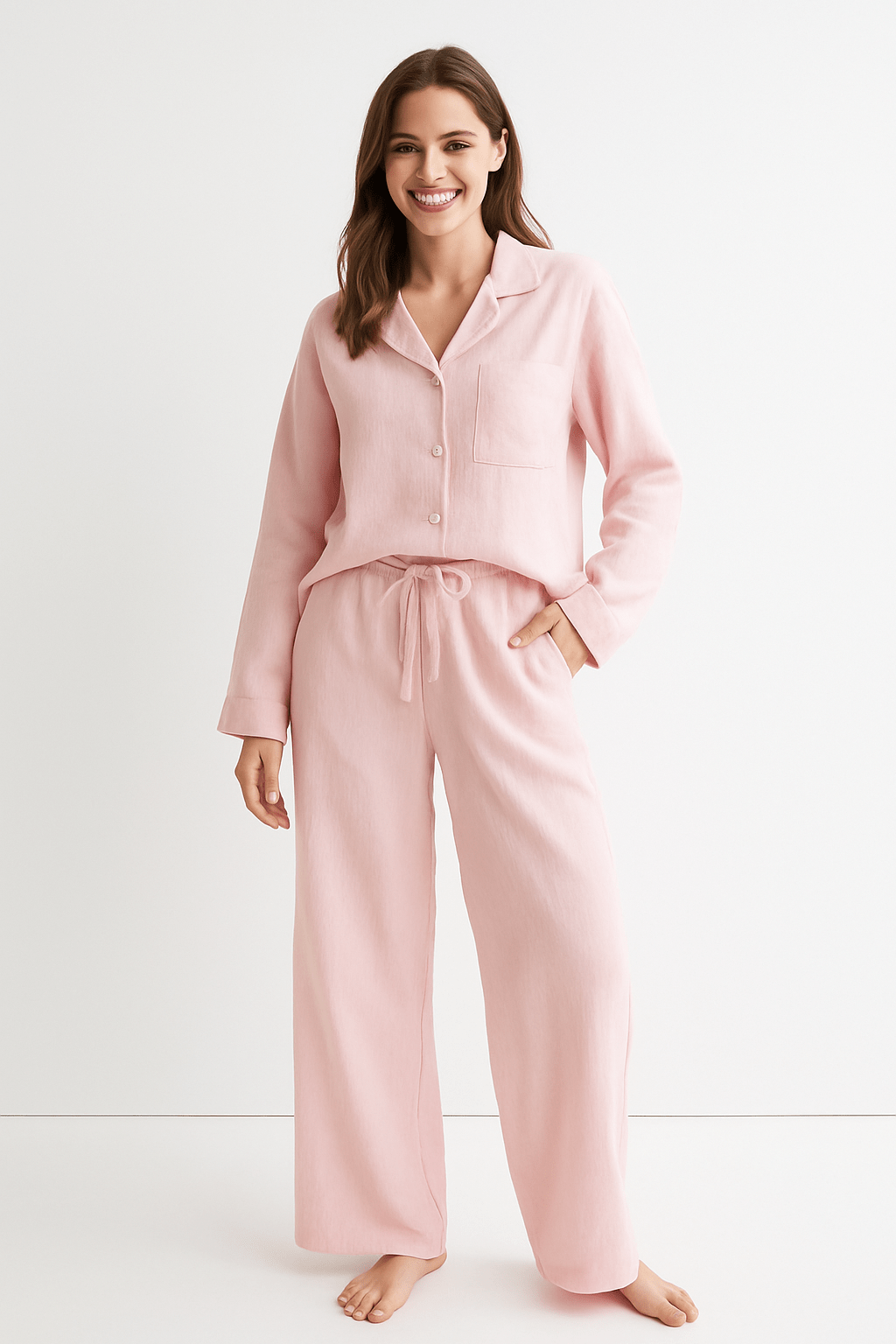 Joyce 2-teiliges Set mit lockerer Bluse und Hose – Atmungsaktives Baumwoll-Leinen-Gemisch 9