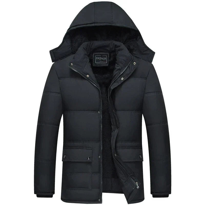 Kapuzen-Pufferjacke Herren