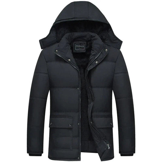 Kapuzen-Pufferjacke Herren