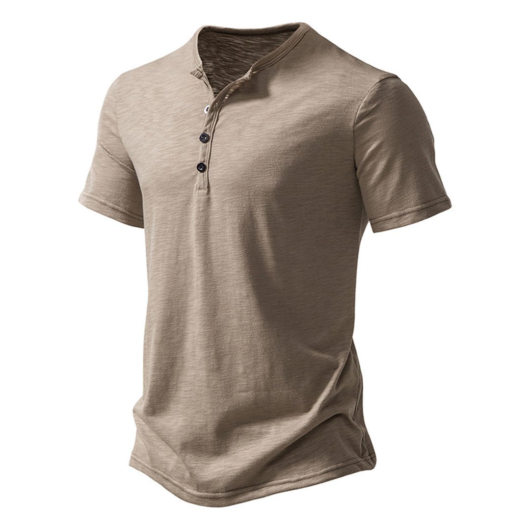 Variant image for Herrenhemd Schwarz Größe M Polyester Kurzarm Casual Hemd für Herren-16