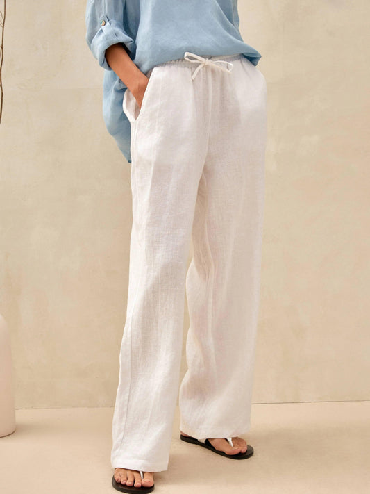 Classic linen women's pants