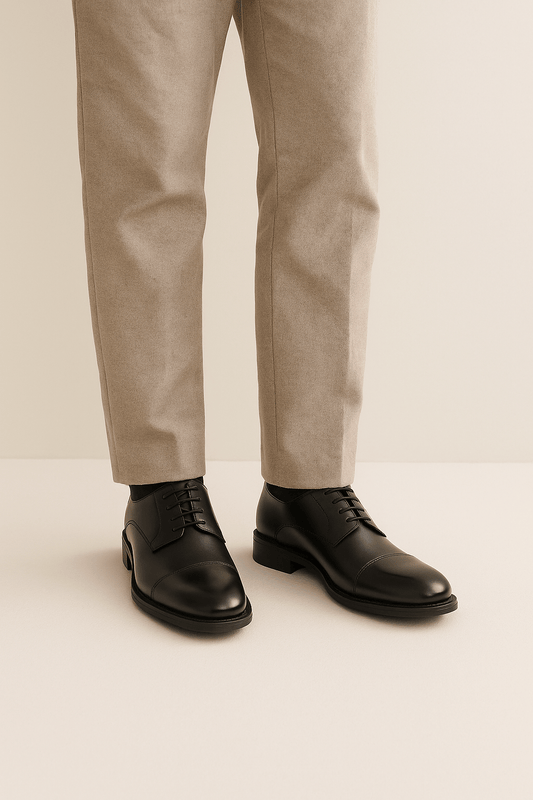 Klassische Oxford Schuhe aus Glattleder