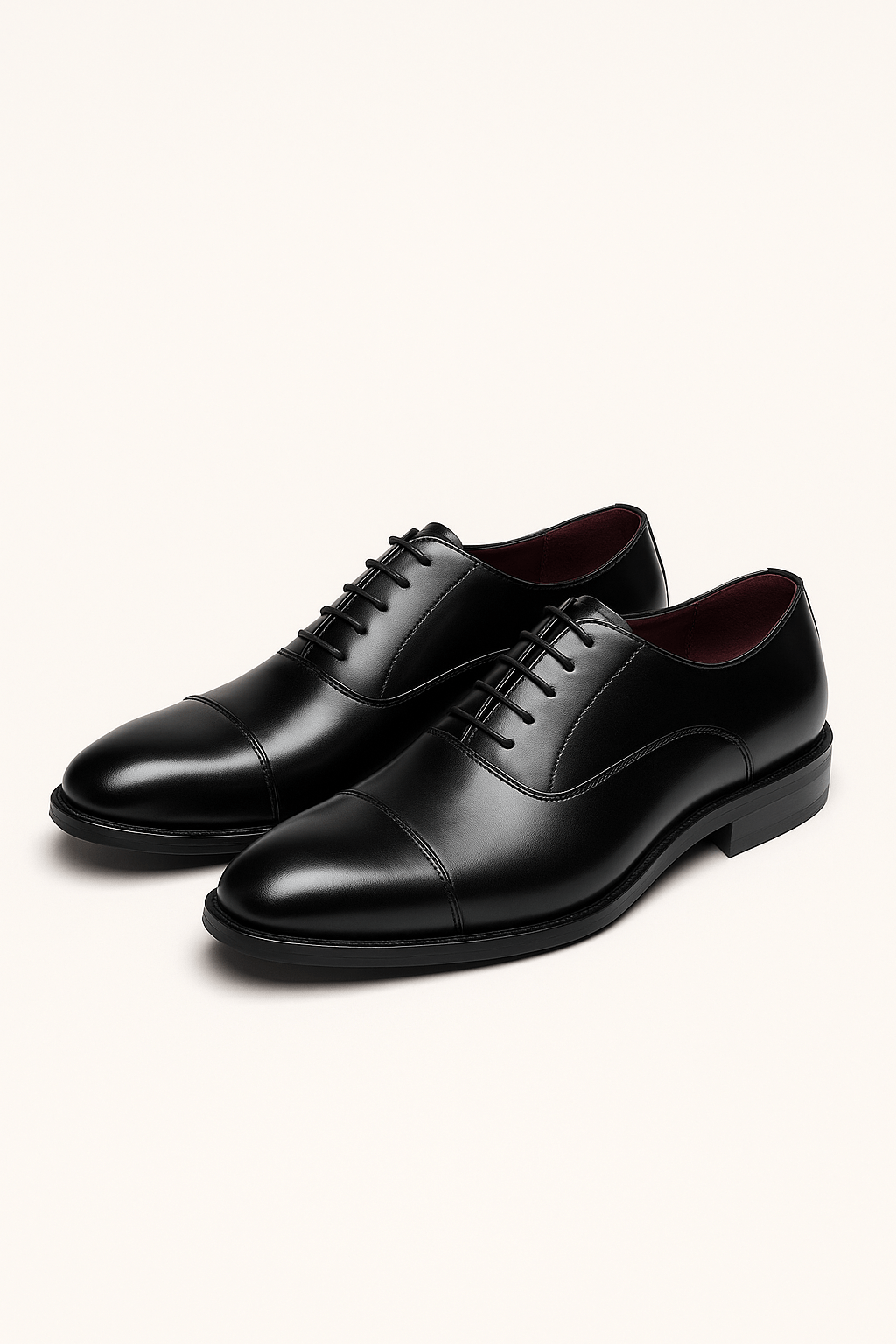 Klassische Oxford Schuhe aus Glattleder
