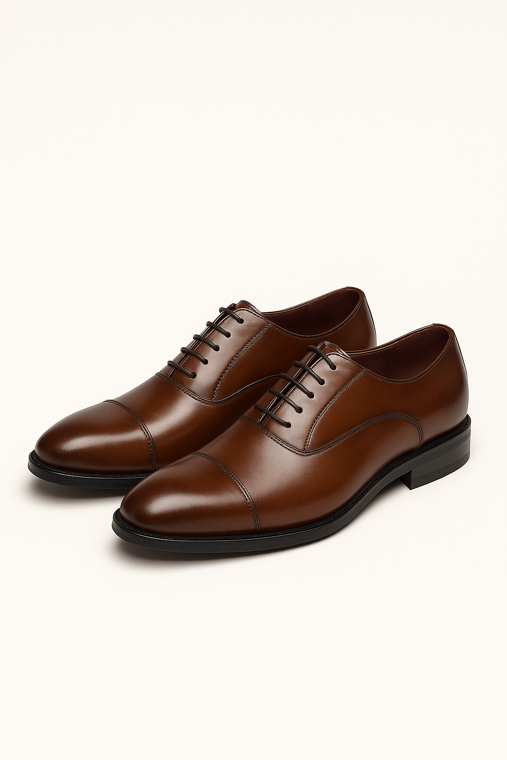 Klassische Oxford Schuhe aus Glattleder