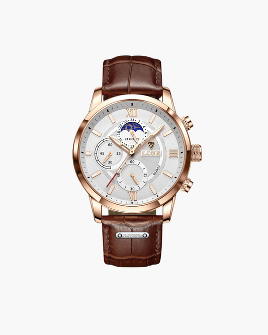 Klassische Wasserdichte Herren Armbanduhr