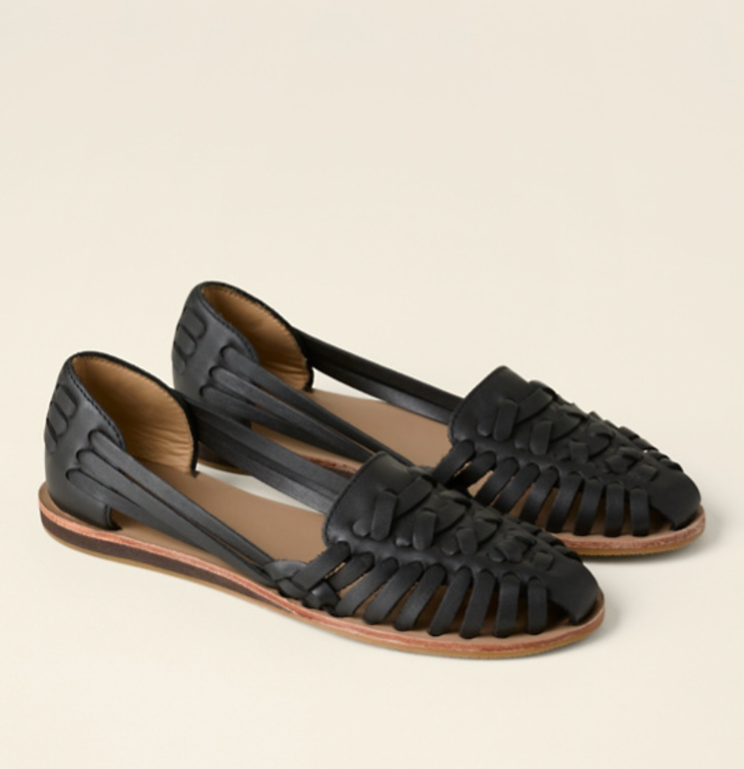 Variant image for Beatrix | Handgewebte Vegane Leder-Flachschuhe für Frauen-1