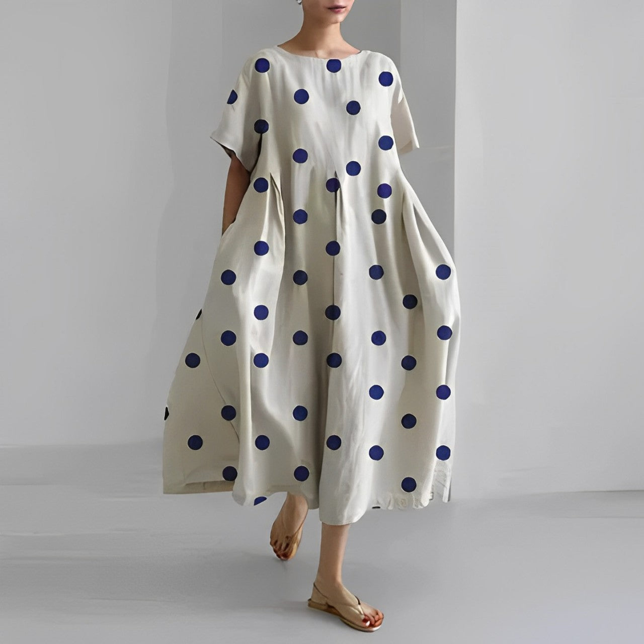 Variant image for Beatrix | Elegantes Bedrucktes Kleid für Damen im Blumendesign-50