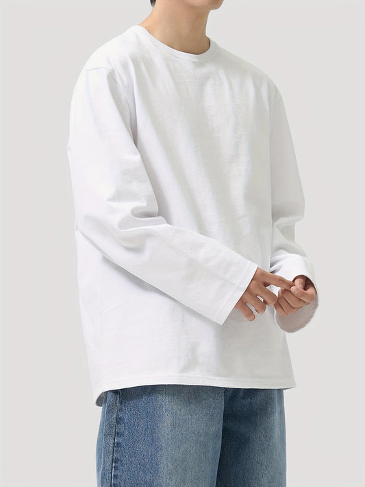 Langärmliges Shirt Herren aus Premium Baumwolle