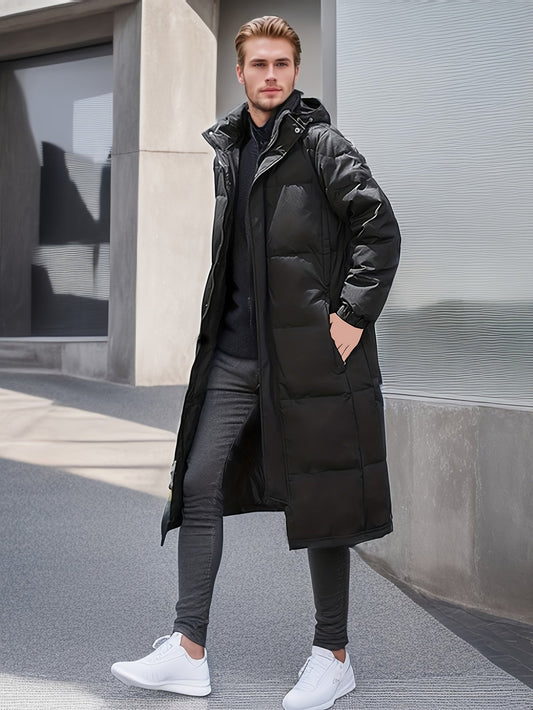 Wattierte Winterjacke mit Kapuze