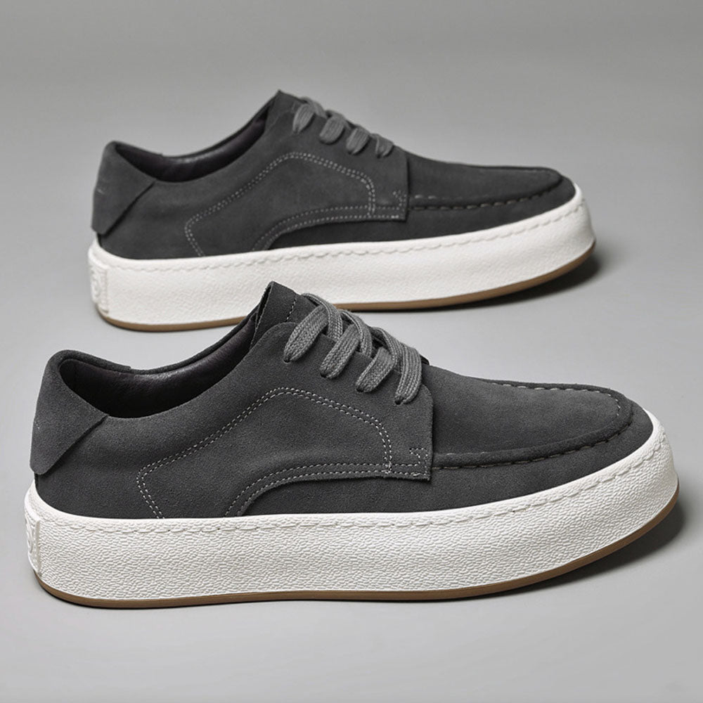 Lässiger Herren-Sneaker Luxtin – Hochwertiges Rindswildleder, Atmungsaktiv, Sportlich, Komfortabel, Herren Sneaker, Schuhe Herren, Sneaker Herren, Ideal für den Alltag 0