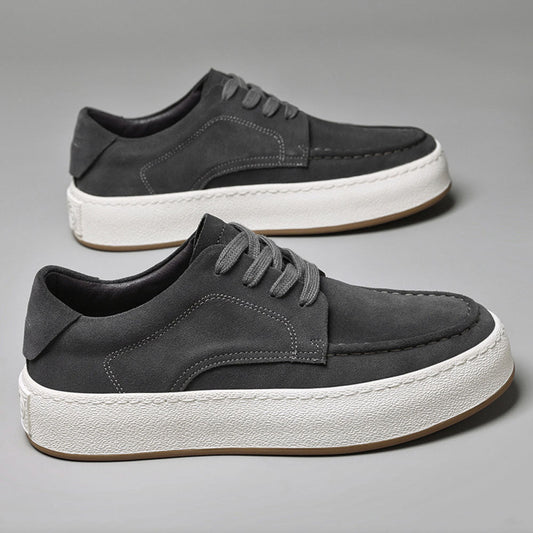 Lässiger Herren-Sneaker Luxtin – Hochwertiges Rindswildleder, Atmungsaktiv, Sportlich, Komfortabel, Herren Sneaker, Schuhe Herren, Sneaker Herren, Ideal für den Alltag 0