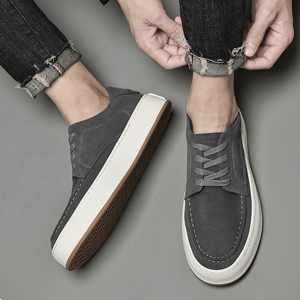 Lässiger Herren-Sneaker Luxtin – Hochwertiges Rindswildleder, Atmungsaktiv, Sportlich, Komfortabel, Herren Sneaker, Schuhe Herren, Sneaker Herren, Ideal für den Alltag 7