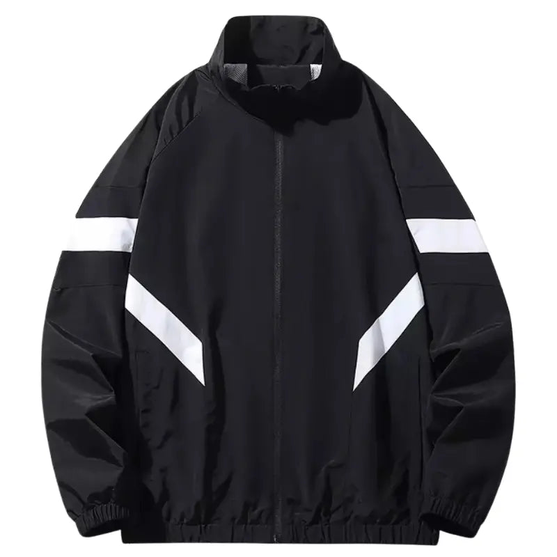 Leichte Winddichte Herrenjacke mit Farbblockierung für Outdoor-Aktivitäten – Atmungsaktives Material, Größen S-XL 1