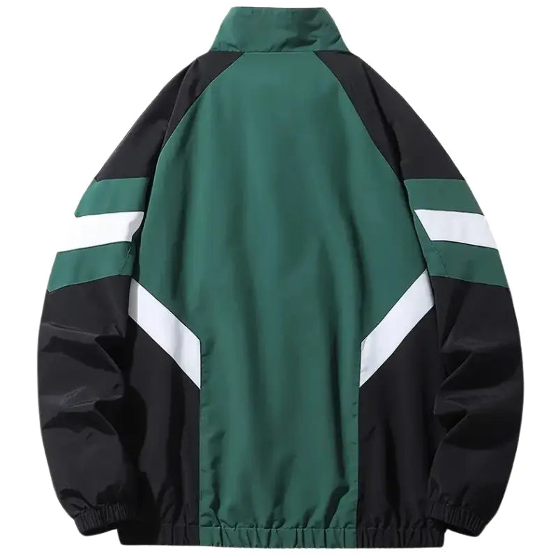 Leichte Winddichte Herrenjacke mit Farbblockierung für Outdoor-Aktivitäten – Atmungsaktives Material, Größen S-XL 4